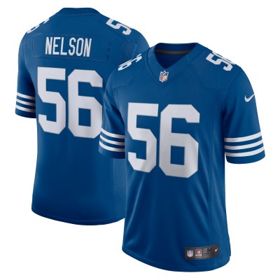 Джерси Mens Nike Quenton Nelson Royal Indianapolis Colts Alternate Vapor Limited