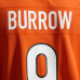 Джерси Cincinnati Bengals Joe Burrow Nike Orange Alternate Game