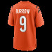 Джерси Cincinnati Bengals Joe Burrow Nike Orange Alternate Game