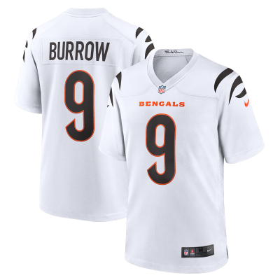 Джерси Cincinnati Bengals Joe Burrow Nike White Game