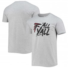 Atlanta Falcons NFL Pro Line by Vs. All Yall T-Shirt - Gray