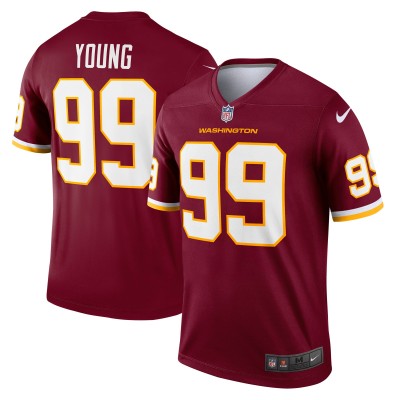 Игровая джерси Chase Young Washington Football Team Nike Legend - Burgundy