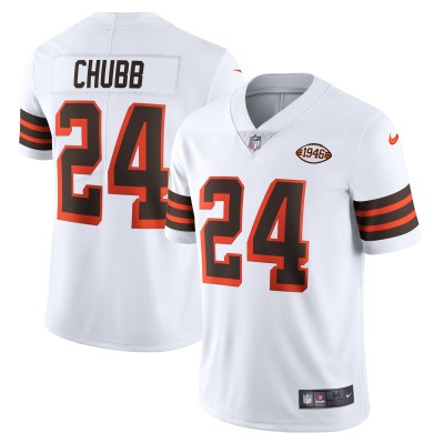 Джерси Nick Chubb Cleveland Browns Nike 1946 Collection Alternate Vapor Limited - White