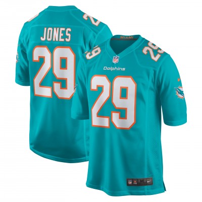 Игровая джерси Brandon Jones Miami Dolphins Nike Team Game - Aqua