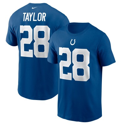 Футболка с номером Jonathan Taylor Indianapolis Colts Nike - Royal