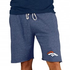 Denver Broncos Concepts Sport Mainstream Terry Shorts - Navy