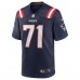 Игровая джерси Mike Onwenu New England Patriots Nike Team - Navy