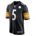 Игровая джерси Joshua Dobbs Pittsburgh Steelers Nike Team Game - Black