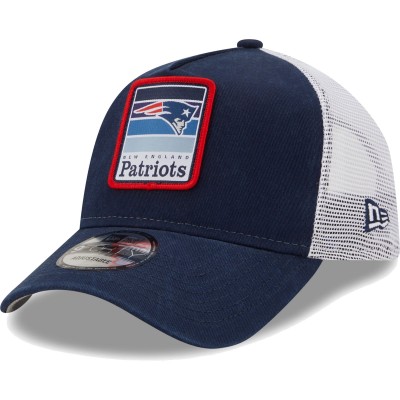 Бейсболка New England Patriots New Era Gradient Trucker 9FORTY Snapback - Navy/White