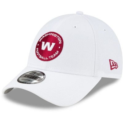 Бейсболка Washington Football Team New Era Circle Essential 9FORTY - White