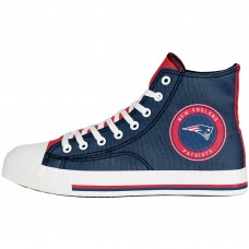 New England Patriots FOCO High Top Canvas Sneakers
