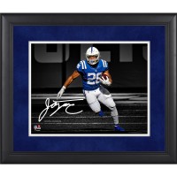 Indianapolis Colts Jonathan Taylor Fanatics Authentic Framed 11 x 14 Spotlight Photograph - Facsimile Signature