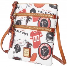 Сумка через плечо Atlanta Falcons Dooney & Bourke Womens Triple-Zip