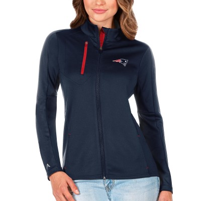 Женская New England Patriots Antigua Navy/Red Generation Full-Zip Jacket