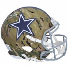 Autographed Dallas Cowboys Roger Staubach Fanatics Authentic Riddell CAMO Alternate Speed Authentic Helmet with HOF 85 Inscription