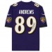 Игровая джерси Autographed Baltimore Ravens Mark Andrews Fanatics Authentic Nike Purple Limited