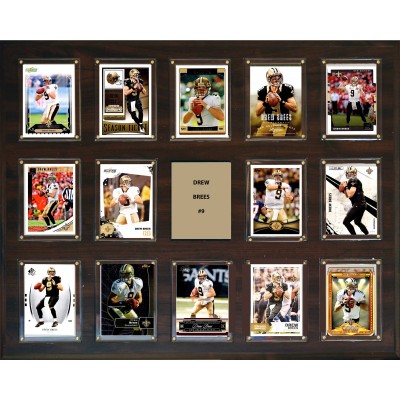 New Orleans Saints Drew Brees 16 x 20 Plaque
