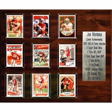 San Francisco 49ers Joe Montana 15 x 18 Plaque