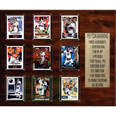 Denver Broncos Peyton Manning 15 x 18 Plaque