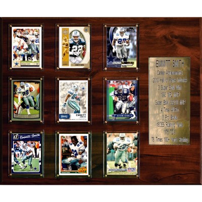 Dallas Cowboys Emmitt Smith 15 x 18 Plaque