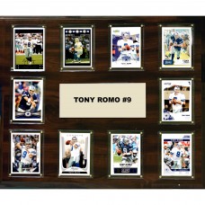 Dallas Cowboys Tony Romo 15 x 18 Plaque