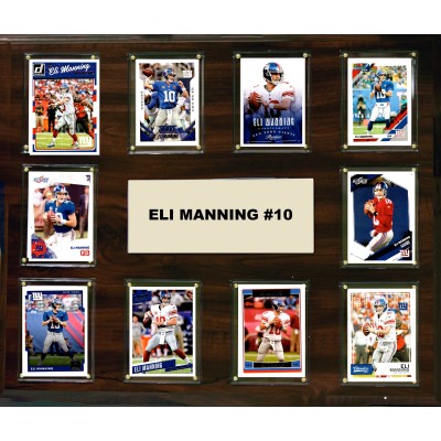 New York Giants Eli Manning 15 x 18 Plaque