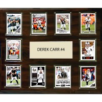 Las Vegas Raiders Derek Carr 15 x 18 Plaque