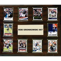New England Patriots Rob Gronkowski 15 x 18 Plaque