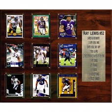 Baltimore Ravens Ray Lewis 15 x 18 Plaque