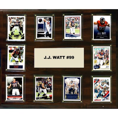 Houston Texans J.J. Watt 15 x 18 Plaque