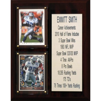 Dallas Cowboys Emmitt Smith 8 x 10 Plaque