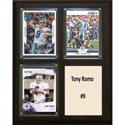 Dallas Cowboys Tony Romo 8 x 10 Plaque