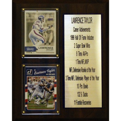New York Giants Lawrence Taylor 8 x 10 Plaque