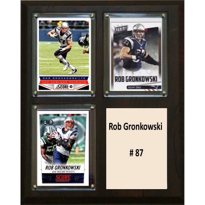 New England Patriots Rob Gronkowski 8 x 10 Plaque