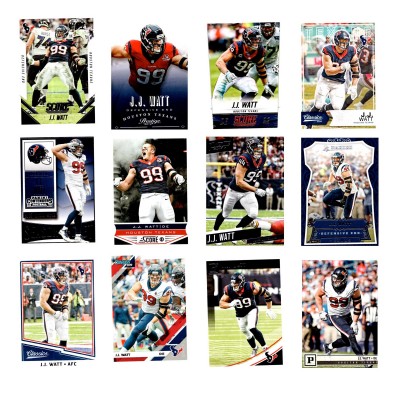 Houston Texans J.J. Watt Trading Cards Set