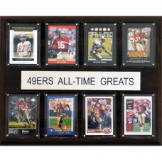 San Francisco 49ers 12 x 15 All-Time Greats Plaque
