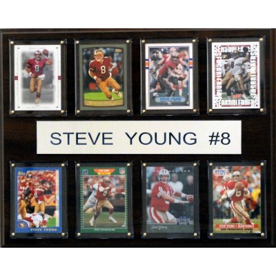 San Francisco 49ers Steve Young 12 x 15 Plaque