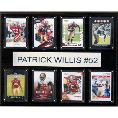 San Francisco 49ers Patrick Willis 12 x 15 Plaque