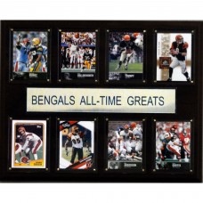Cincinnati Bengals 12 x 15 All-Time Greats Plaque