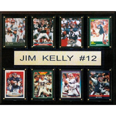 Buffalo Bills Jim Kelly 12 x 15 Plaque