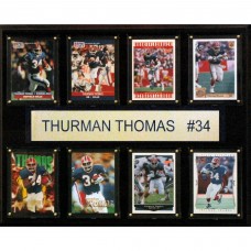 Buffalo Bills Thurman Thomas 12 x 15 Plaque