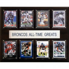 Denver Broncos 12 x 15 All-Time Greats Plaque