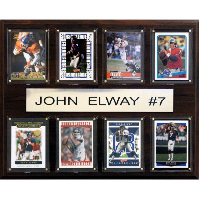 Denver Broncos John Elway 12 x 15 Plaque