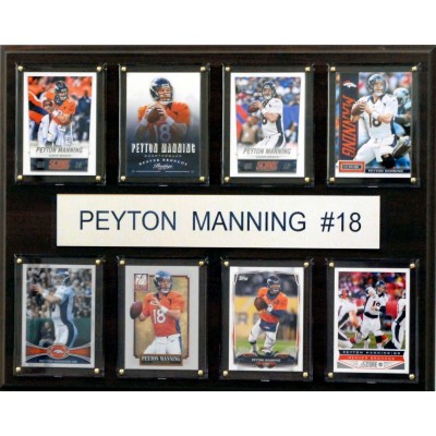 Denver Broncos Peyton Manning 12 x 15 Plaque