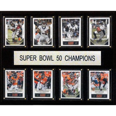 Denver Broncos Super Bowl 50 Champions 12 x 15 Plaque