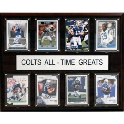 Indianapolis Colts 12 x 15 All-Time Greats Plaque