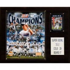 Indianapolis Colts Super Bowl XLI Champions 12 x 15 Plaque