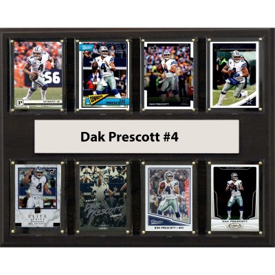 Dallas Cowboys Dak Prescott 12 x 15 Plaque