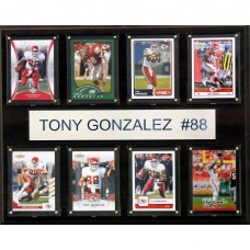 Tony Gonzalez Kansas City Chiefs 12 x 15 Plaque