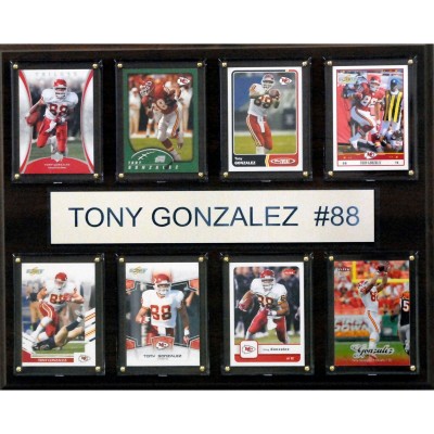 Tony Gonzalez Kansas City Chiefs 12 x 15 Plaque